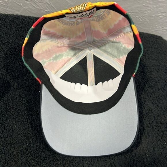 🔥🏀 Liquid Blue Grateful Dead Lithuania Skeleton Basketball Fitted Flex Fit Hat - Picture 7 of 8